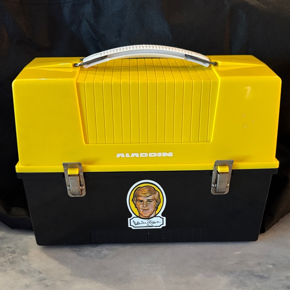 Aladdin Vintage Bobby Orr NHL Boston Plastic Lunchbox